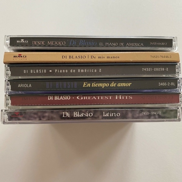 Di Blasio CD Latino Hits El Tiempo De Amor Piano America Mis Manos Desde Mexico - Picture 3 of 5